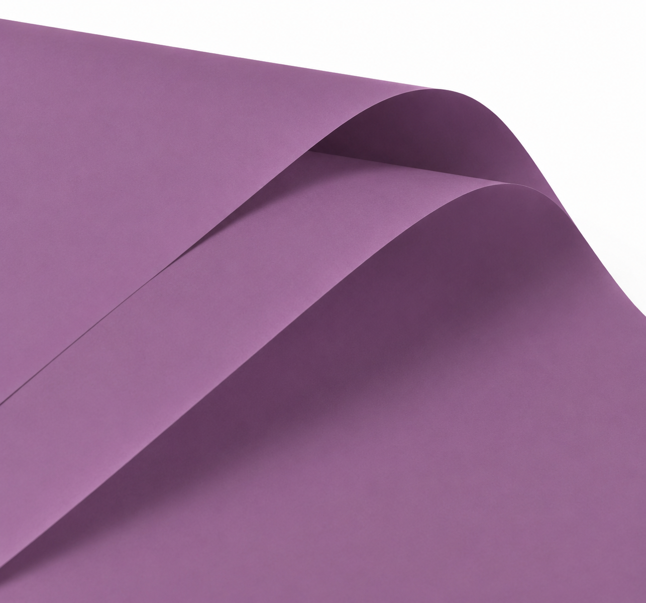 Violet Solid Color Waterproof Wrapping Paper (20 Sheets)