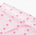 Pink Hearts Waterproof Wrapping Paper (20 Sheets)