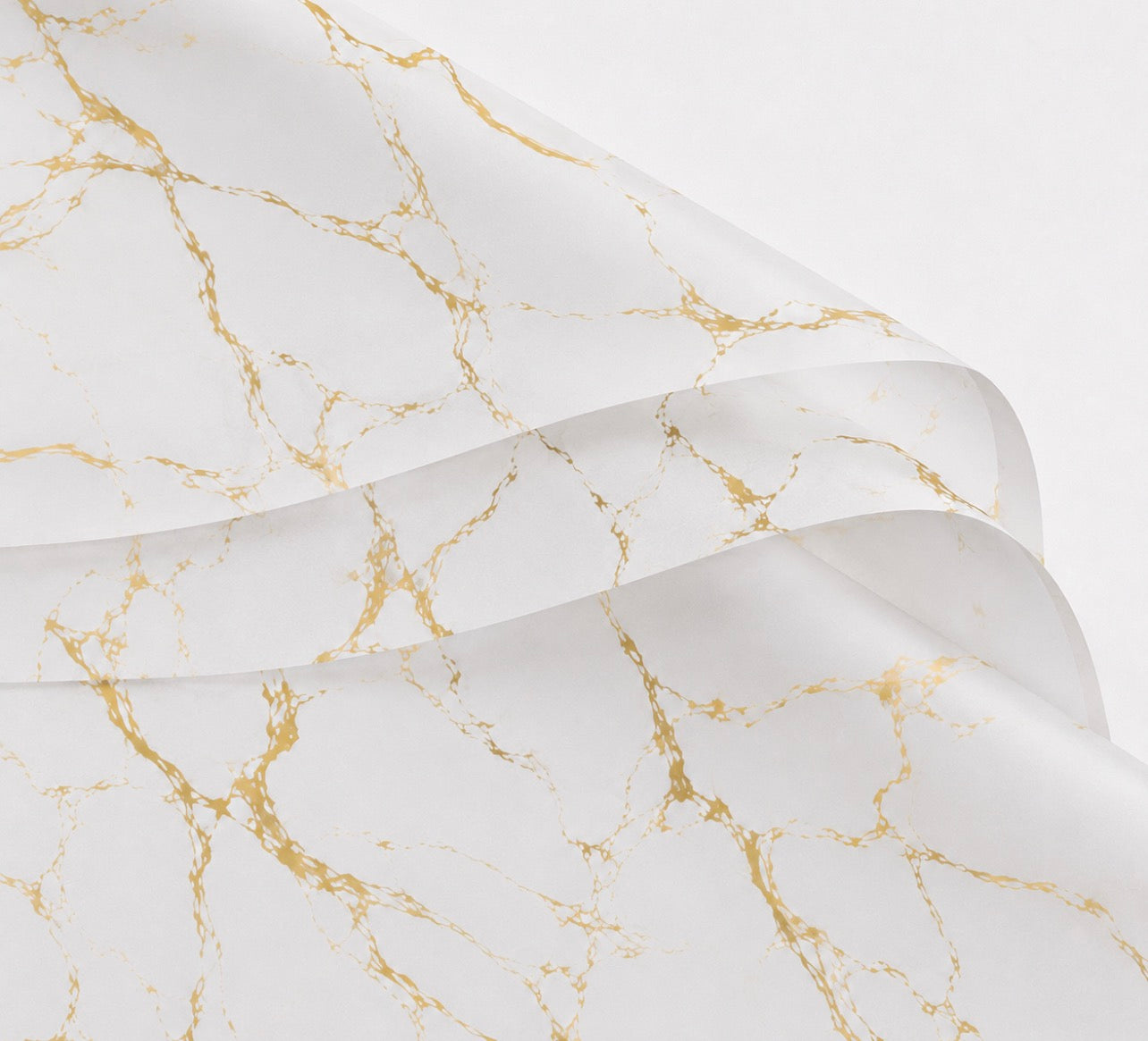 White Marble Waterproof Wrapping Paper (20 Sheets)